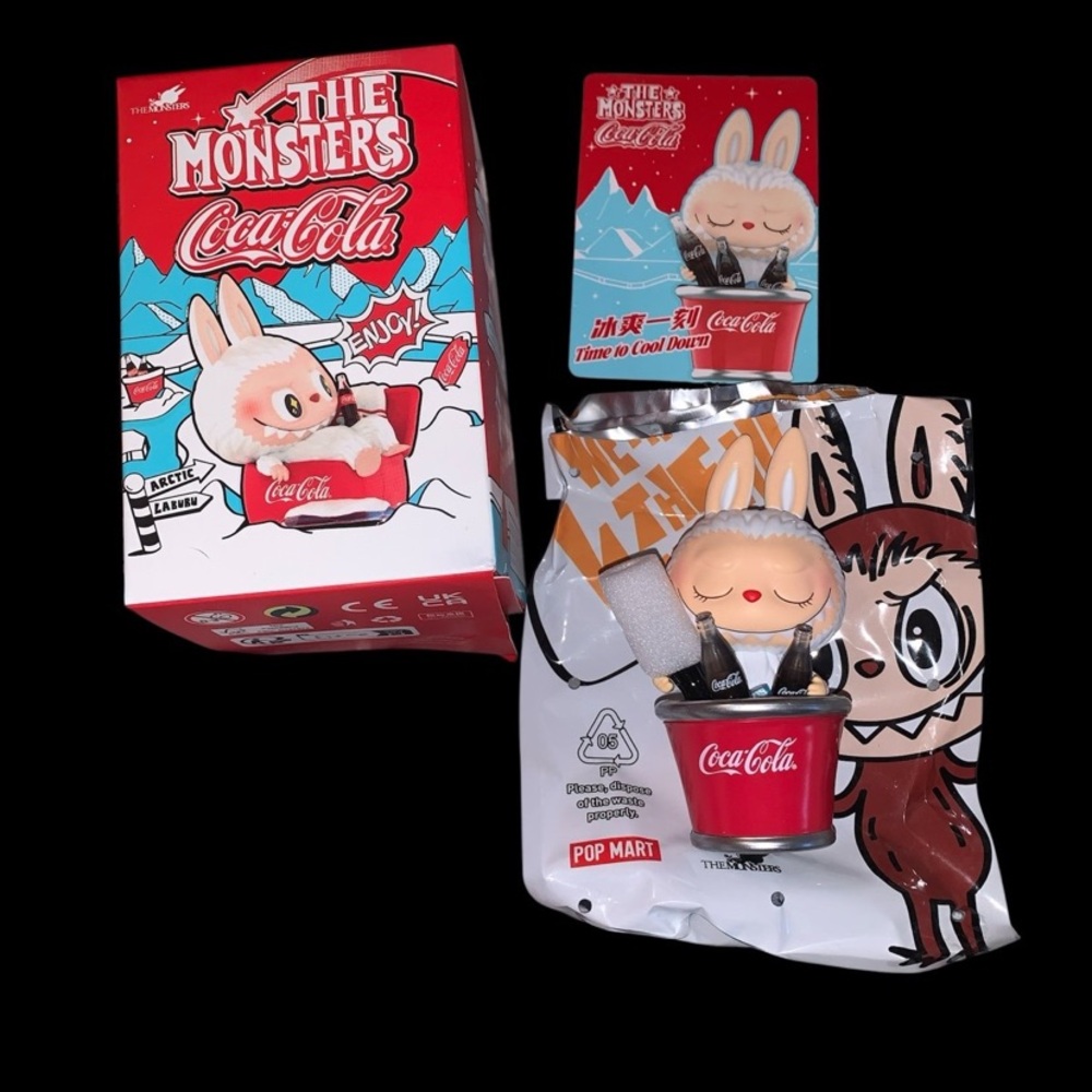 New Confirmed Box POP MART The Monsters Coca Cola "Time To Cool Down" Labubu Fig